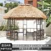 Picture of Portable Round Garden Gazebo Sun Shade Tent for Farm, Rooftop Terrace and Villa