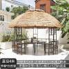 Picture of Portable Round Garden Gazebo Sun Shade Tent for Farm, Rooftop Terrace and Villa