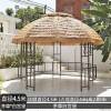 Picture of Portable Round Garden Gazebo Sun Shade Tent for Farm, Rooftop Terrace and Villa