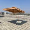 Picture of Outdoor Faux Thatch Straw Roman Umbrella, Folding Garden and Beach Umbrella for Resorts