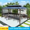 Picture of Wrought Iron Gazebo Canopy, Aluminium Sun Shelter for Balcony and Rooftop Garden