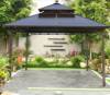 Picture of Wrought Iron Gazebo Canopy, Aluminium Sun Shelter for Balcony and Rooftop Garden