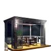 Picture of Motorised Louvred Aluminium Alloy Pergola for Outdoor Courtyard and Villa Garden, Sunroom, Modern Pavilion
