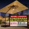 Picture of Outdoor Solar LED Roman Umbrella, Large Garden Patio and Beach Sun Umbrella