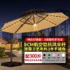 Picture of Outdoor Solar LED Roman Umbrella, Large Garden Patio and Beach Sun Umbrella