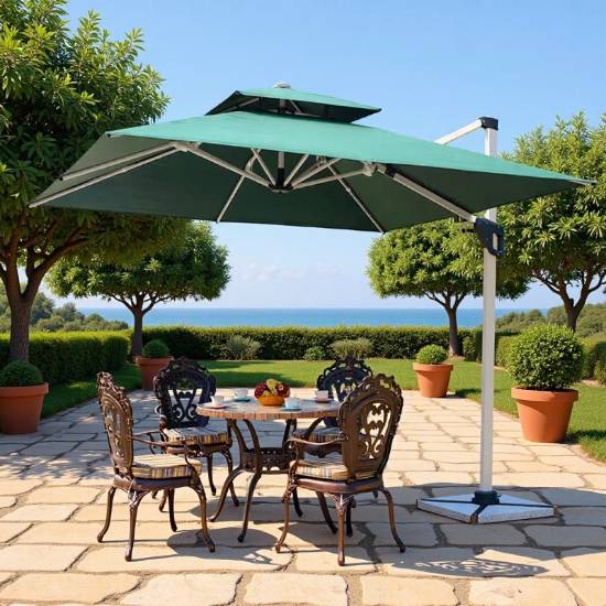 Picture of Large Commercial Outdoor Market Umbrella, Roman Style Patio Parasol