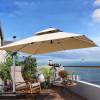 Picture of Outdoor Garden Patio Umbrella, Roman Style Sun Parasol for Villas and Terraces