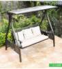 Picture of Outdoor Swing Chair for Adults, Double Hanging Chair for Garden and Balcony, Wrought Iron and Cast Aluminium, Solar