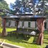 Picture of Aluminium Gazebo with Polycarbonate Roof, Villa Garden Terrace Sun and Rain Shelter