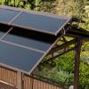 Picture of Outdoor Double Roof Gazebo with Polycarbonate Panels, Garden Patio Sun Shelter