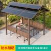 Picture of Outdoor Double Roof Gazebo with Polycarbonate Panels, Garden Patio Sun Shelter