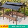 Picture of Outdoor Double Roof Gazebo with Polycarbonate Panels, Garden Patio Sun Shelter