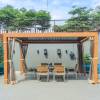 Picture of New Chinese Style Electric Louvred Aluminium Gazebo, Rotating Louvre Roof, Villa Pergola