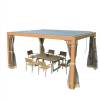 Picture of New Chinese Style Electric Louvred Aluminium Gazebo, Rotating Louvre Roof, Villa Pergola