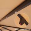 Picture of Solar LED Banana Cantilever Umbrella, Outdoor Patio Sun Umbrella for Villa Garden