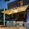 Picture of Commercial Large Outdoor Roman Umbrella Canopy for Garden, Beach and Market Stalls