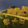 Picture of Triangle Tent for Outdoor Camping, Scenic Spots, Rooftop Dining and BBQ Terraces