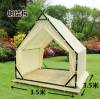 Picture of Triangle Tent for Outdoor Camping, Scenic Spots, Rooftop Dining and BBQ Terraces