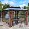 Picture of Outdoor Pergola Gazebo Rain and Sun Shelter for Villa Garden, Terrace and Rooftop