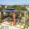 Picture of Outdoor Pergola Gazebo Rain and Sun Shelter for Villa Garden, Terrace and Rooftop
