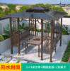 Picture of Outdoor Pergola Gazebo Rain and Sun Shelter for Villa Garden, Terrace and Rooftop