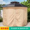 Picture of Portable Round Garden Gazebo Sun Shade Tent for Farm, Rooftop Terrace and Villa