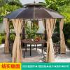 Picture of Portable Round Garden Gazebo Sun Shade Tent for Farm, Rooftop Terrace and Villa
