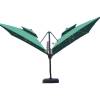 Picture of Large Double-Top Roman Outdoor Umbrella for Patio, Garden, Security Booth and Property Shade