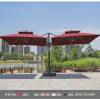 Picture of Large Double-Top Roman Outdoor Umbrella for Patio, Garden, Security Booth and Property Shade