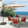 Picture of Outdoor Banana Cantilever Umbrella, Large Patio and Beach Sun Umbrella for Market Stalls