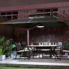 Picture of Outdoor Garden Gazebo, Sun Shade Canopy for Villa Terrace and Rooftop, Simple Wrought Iron Pavilion