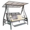 Picture of Outdoor Garden Gazebo, Sun Shade Canopy for Villa Terrace and Rooftop, Simple Wrought Iron Pavilion