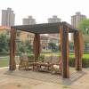 Picture of Motorised Louvre Roof Aluminium Pergola, Modern Smart Automatic, for Villa Gardens