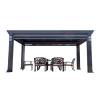 Picture of Motorised Louvre Roof Aluminium Pergola, Modern Smart Automatic, for Villa Gardens