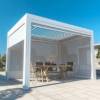 Picture of Motorised Louvre Roof Aluminium Pergola, Modern Smart Automatic, for Villa Gardens