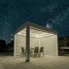 Picture of Electric Louvred Aluminium Gazebo, Four-Post Outdoor Pergola for Garden and Terrace