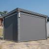 Picture of Electric Louvred Aluminium Gazebo, Four-Post Outdoor Pergola for Garden and Terrace