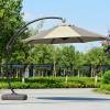 Picture of Outdoor Double Curved Arm Columbus Style Patio Umbrella for Garden and Beach