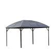 Picture of Modern Aluminium Four-Corner Gazebo Tent Sun Shelter for Villa Terrace and Garden