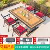 Picture of European Style Wrought Iron Outdoor Table and Chair Set, Garden BBQ Dining Furniture