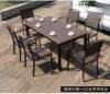 Picture of Wood Plastic Composite Outdoor Table and Chair Set, Treated Timber, Waterproof Patio Furniture