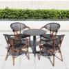 Picture of Mesh Fabric Rattan Outdoor Chair and Coffee Table Set for Garden, Patio and Balcony
