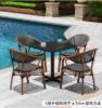 Picture of Mesh Fabric Rattan Outdoor Chair and Coffee Table Set for Garden, Patio and Balcony