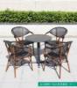 Picture of Mesh Fabric Rattan Outdoor Chair and Coffee Table Set for Garden, Patio and Balcony