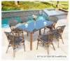 Picture of Mesh Fabric Rattan Outdoor Chair and Coffee Table Set for Garden, Patio and Balcony