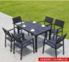 Picture of Outdoor Wood Plastic Composite Table and Chair Set, Treated Timber Patio Dining