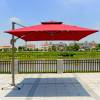 Picture of Sun Protection Roman Umbrella, Large Outdoor Patio and Beach Umbrella for Cafes