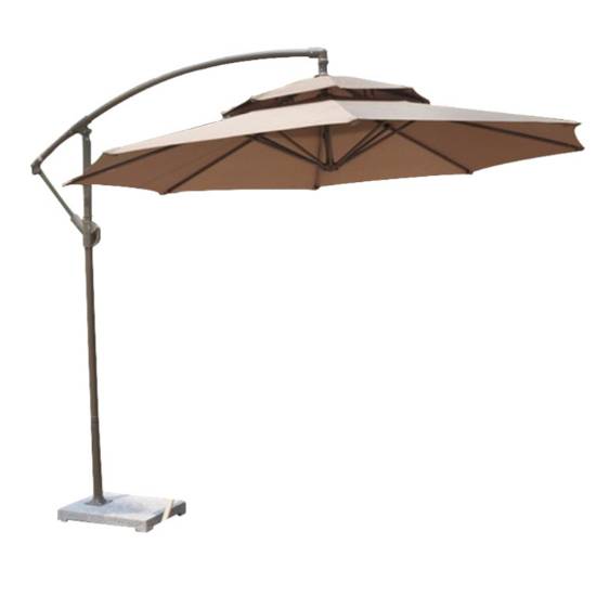Picture of Outdoor Banana Cantilever Umbrella, Large Patio and Beach Sun Umbrella for Market Stalls