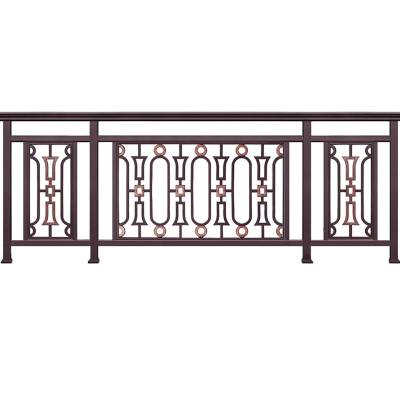 Aluminium Alloy Balcony Railing for Estate Villa Stair Handrail, Zinc Steel Balustrade, Outdoor Aluminium Fencing