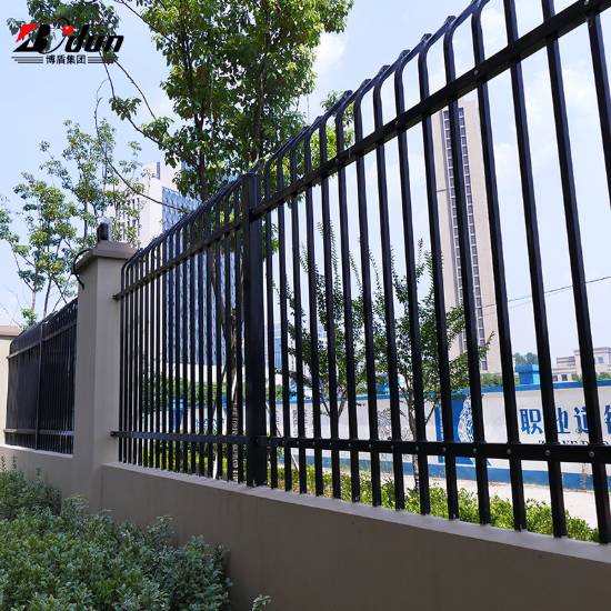 Picture of Zinc Steel Estate Boundary Fence, Factory Guard Fence, School and Villa Courtyard Outdoor Railing, Double Posts